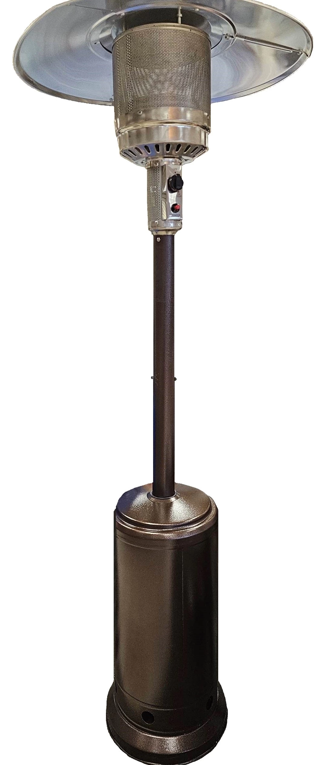 Bronze Standing Propane Patio Heater 4 Bronze Standing Propane Patio Heater - Image 2