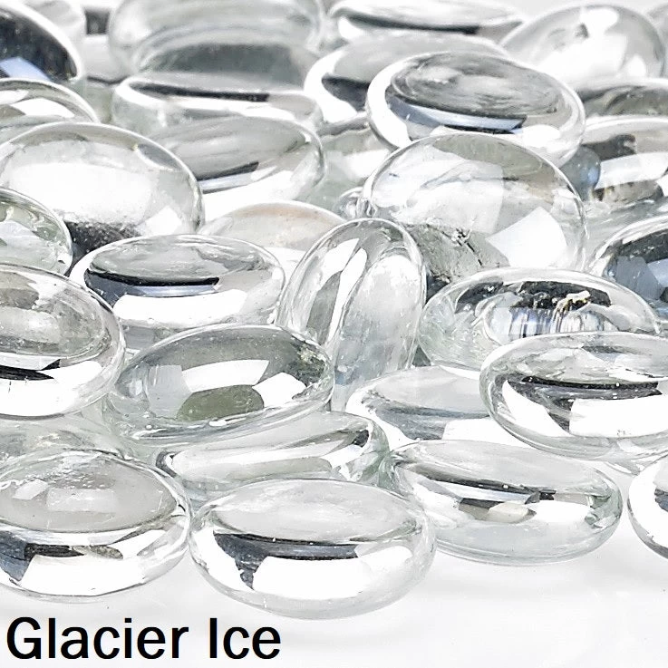 1/2" Glacier Ice Fire Pit / Fireplace Beads 3 1/2" Glacier Ice Fire Pit / Fireplace Beads