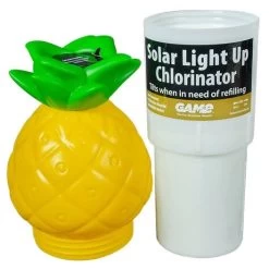 Solar Powered LED Pineapple Pool Chlorine Dispenser 12427 8 Solar Powered LED Pineapple Pool Chlorine Dispenser 12427 -Outdoor Garden Living 998168 2