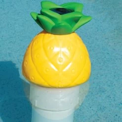 Solar Powered LED Pineapple Pool Chlorine Dispenser 12427 9 Solar Powered LED Pineapple Pool Chlorine Dispenser 12427 -Outdoor Garden Living 998168 4