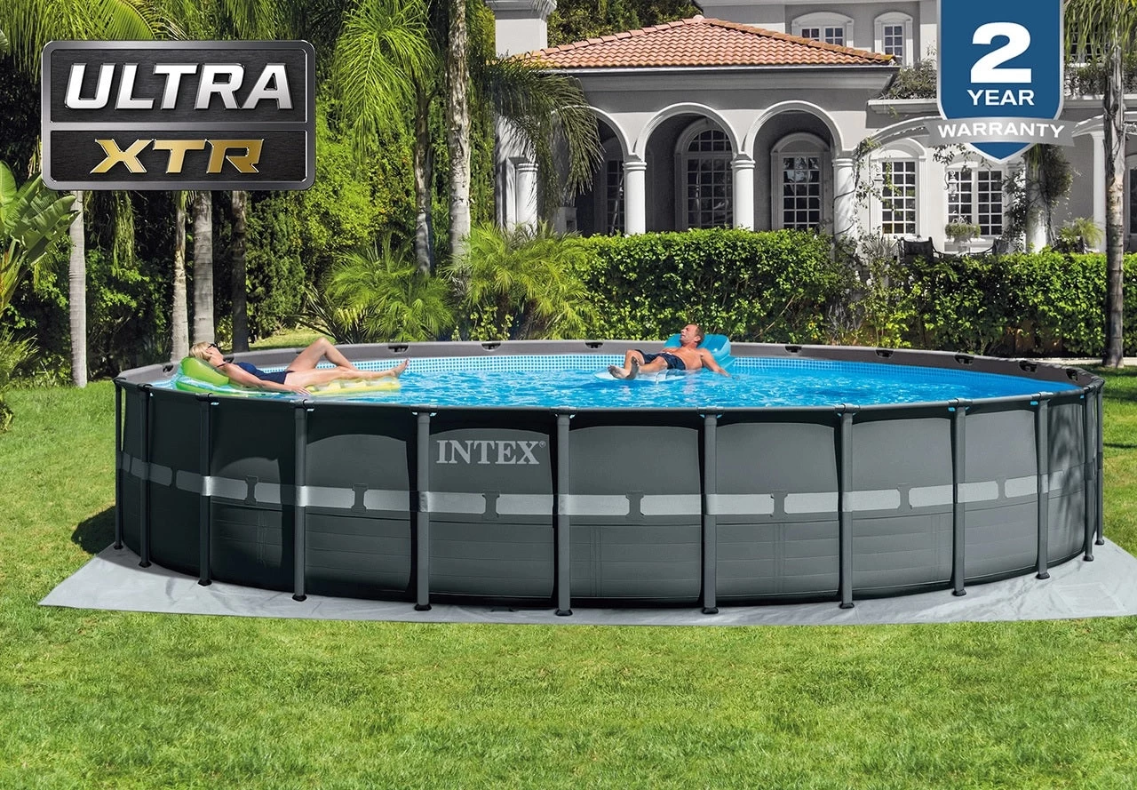 Intex 24' X 52" Ultra XTR™ Frame Pool Set With Sand Filter Pump 4 Intex 24' X 52" Ultra XTR™ Frame Pool Set With Sand Filter Pump - Image 2