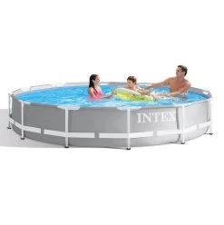Intex 12' X 30" Prism Frame™ Swimming Pool With Filter -Outdoor Garden Living 998872 2