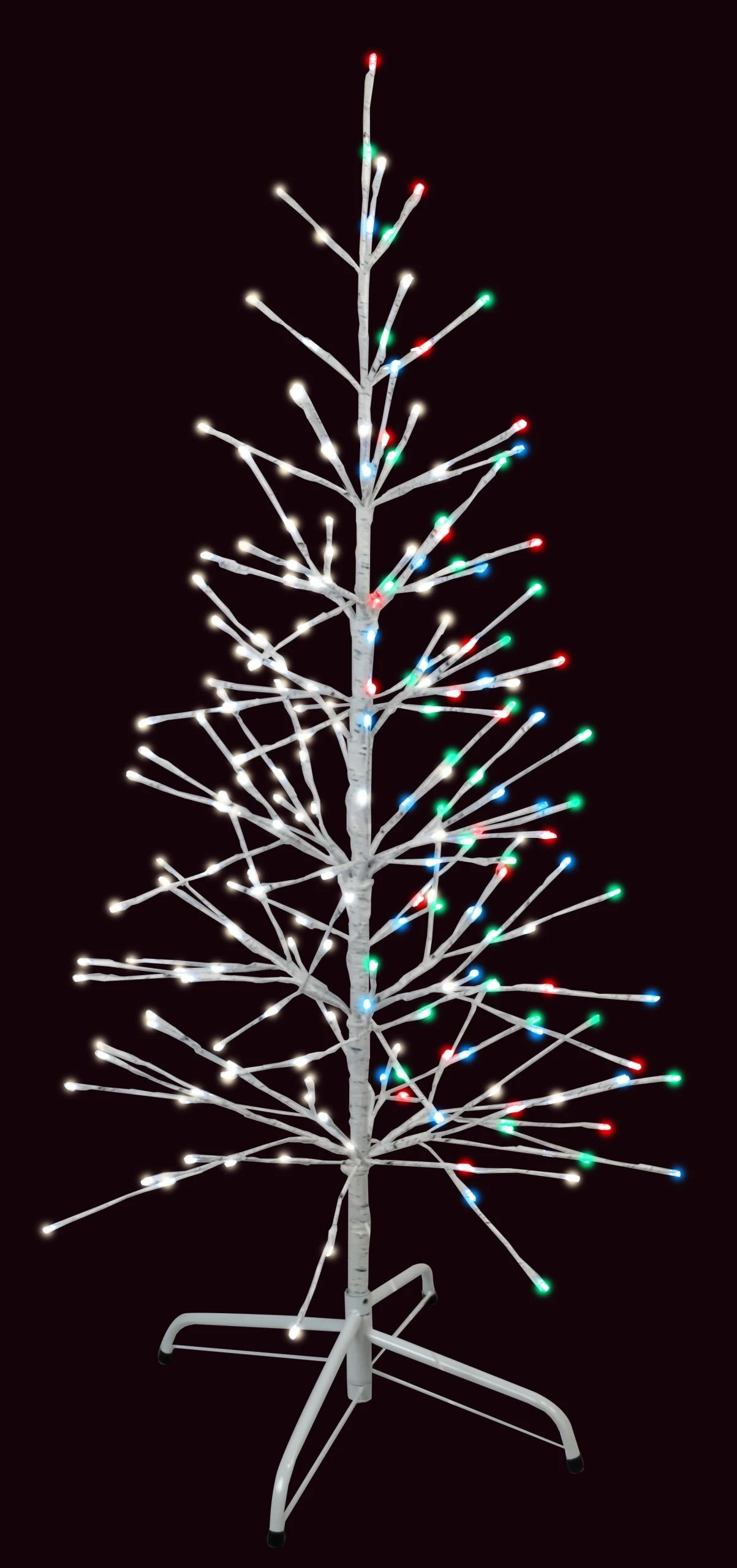 4' Color-Changing LED White-Wrapped Birch Tree (Warm White To Multi) 3 4' Color-Changing LED White-Wrapped Birch Tree (Warm White To Multi)