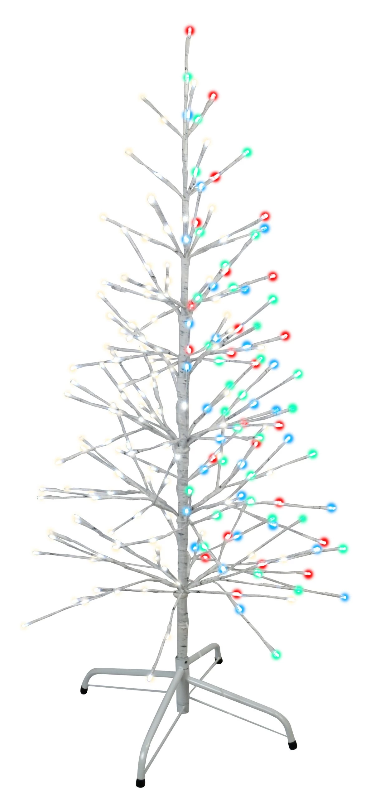 4' Color-Changing LED White-Wrapped Birch Tree (Warm White To Multi) 4 4' Color-Changing LED White-Wrapped Birch Tree (Warm White To Multi) - Image 2