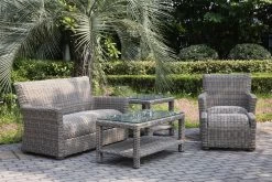 Carolina Woven Wicker Patio Seating & Chat Sets -Outdoor Garden Living CarolinaSeatingLifestyle