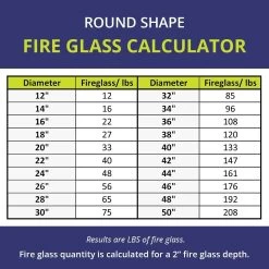 1/2" Glacier Ice Fire Pit / Fireplace Beads 18 1/2" Glacier Ice Fire Pit / Fireplace Beads -Outdoor Garden Living Fireglass Calculator b134a432 6751 4272 b494 426bb23cb93d