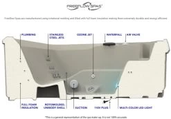 Freeflow Spas Azure™ Premier Hot Tub -Outdoor Garden Living Freeflow Spas a66cd948 5eed 433c 9d25 e24afc0dea73
