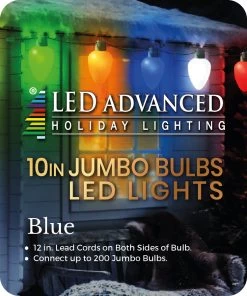 Outdoor Garden Living -Outdoor Garden Living JumboBulb Blue
