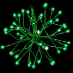 12" Shimmering LED Sphere Decorations -Outdoor Garden Living LED 12SHS GGRTW blk