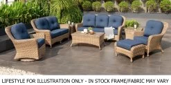 Rochester Wicker Seating & Chat Sets 7 Rochester Wicker Seating & Chat Sets -Outdoor Garden Living NC5223