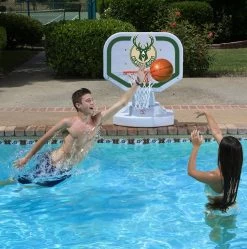 NBA Milwaukee Bucks USA Competition Style Poolside Basketball Game From Poolmaster -Outdoor Garden Living PMST72916 4