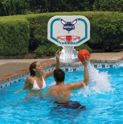 NBA Charlotte Hornets USA Competition Style Poolside Basketball Game From Poolmaster