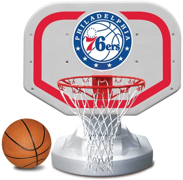 NBA Philadelphia 76ers USA Competition Style Poolside Basketball Game From Poolmaster 4 NBA Philadelphia 76ers USA Competition Style Poolside Basketball Game From Poolmaster - Image 2