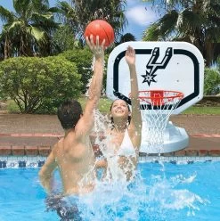NBA San Antonio Spurs USA Competition Style Poolside Basketball Game From Poolmaster -Outdoor Garden Living PMST72927 3