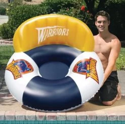 NBA Golden State Warriors Luxury Drifter Pool Lounge From Poolmaster