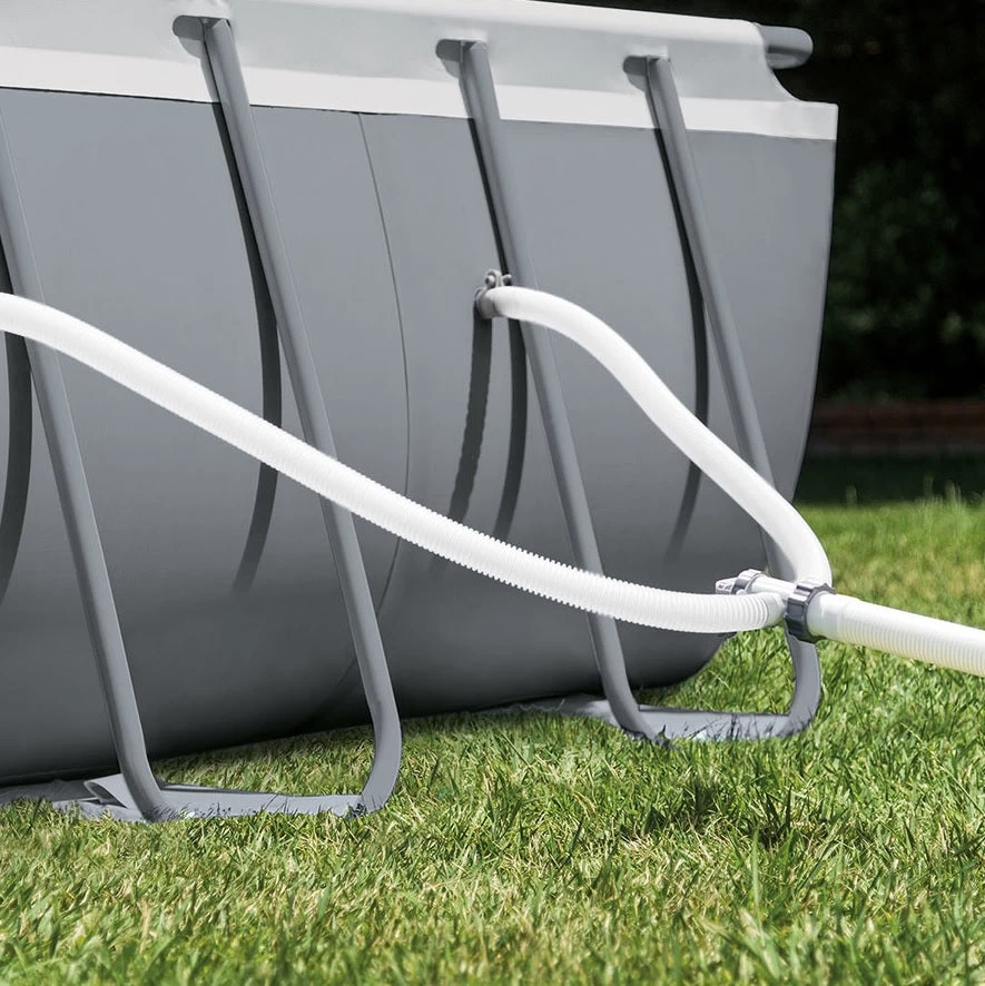 Intex 18' X 9' X 52" Ultra XTR™ Rectangular Frame Pool Set With Sand Filter Pump 8 Intex 18' X 9' X 52" Ultra XTR™ Rectangular Frame Pool Set With Sand Filter Pump - Image 6