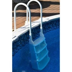 Main Access Easy Incline Pool Deck Ladder -Outdoor Garden Living ae8ed233f405de04c916b3b6a9a7435c