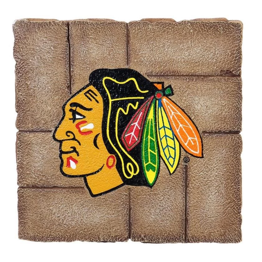 Team Sports America Chicago Blackhawks Decorative Garden Stepping Stone 4 Team Sports America Chicago Blackhawks Decorative Garden Stepping Stone - Image 2