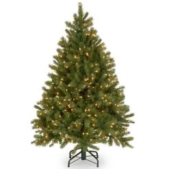 Colorado Fir 4.5' Pre-Lit Artificial Christmas Tree -Outdoor Garden Living bacaa232b67e35cfe4a8804b73f458fe
