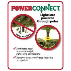 Colorado Fir Narrow Dual Color LED PowerConnect™ Pre-Lit Artificial Christmas Tree 9 Colorado Fir Narrow Dual Color LED PowerConnect™ Pre-Lit Artificial Christmas Tree -Outdoor Garden Living christmas colorado fir narrow dual color led powerconnect pre lit artificial christmas tree 4