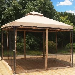 Mosquito Netting For 10' X 12' Rivel Soft Top Gazebo By Sojag 7 Mosquito Netting For 10' X 12' Rivel Soft Top Gazebo By Sojag -Outdoor Garden Living e15ac9f3d72c5c7d6357fb15c3a6e602