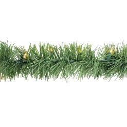 18' Pre-Lit Green Pine Artificial Christmas Garland -Outdoor Garden Living e880ca31d5474dcdeda60818c272f8d1