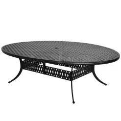 Stonegate Cast Aluminum Cushioned Patio Dining Sets -Outdoor Garden Living eee865272f1f7b310064b3e1f940f7fd