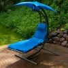 Royal Blue Cloud 9 Hanging Chaise Lounger -Outdoor Garden Living outdoor living cloud 9 hanging chaise lounge 1