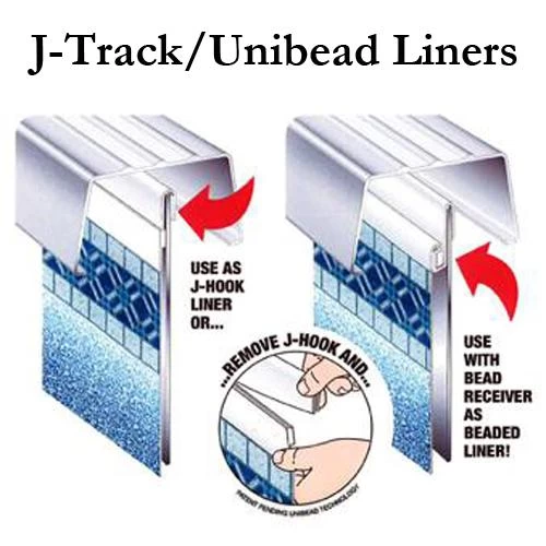 54" Morningstar J-Track/UniBead Above Ground Pool Liner 4 54" Morningstar J-Track/UniBead Above Ground Pool Liner - Image 2